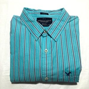 American Eagle Men’s “Vintage Fit” Long Sleeve Button Down Shirt